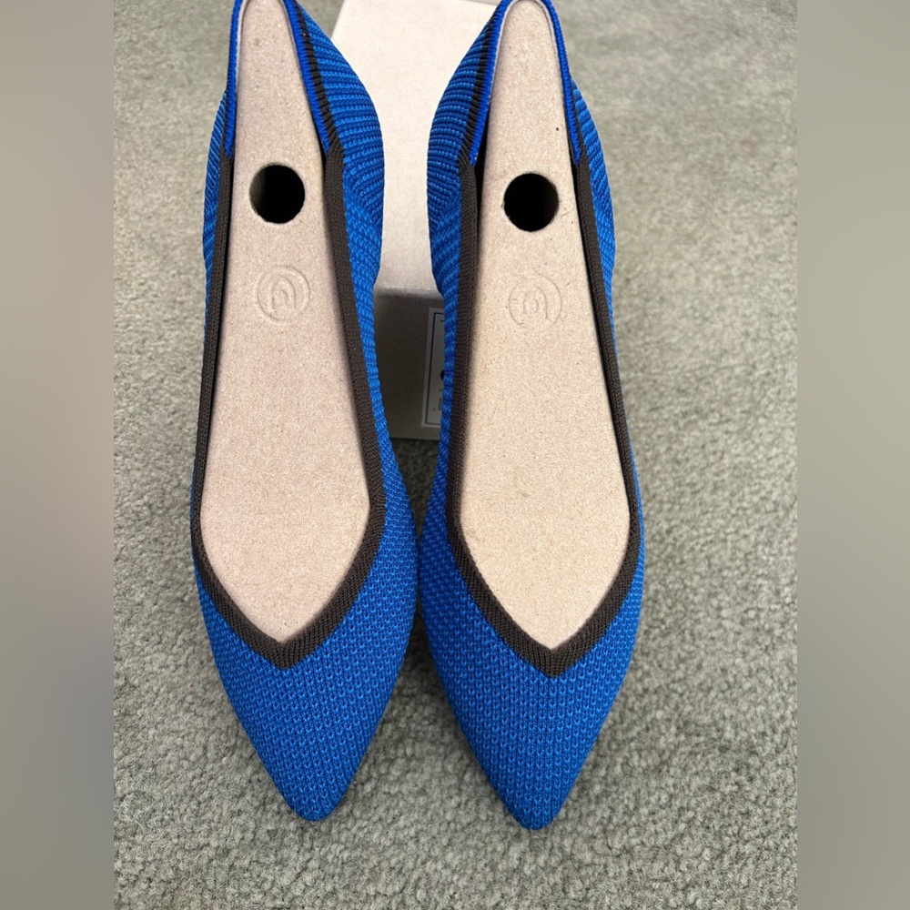 Rothy’s The Point in Lazuli! (Hard to find color) Size 8.5